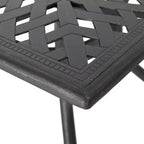 Christopher Knight Home Alistair, ensemble repas de 7 pièces avec chaises pivotantes en aluminium et table extensible, pour l'extérieur