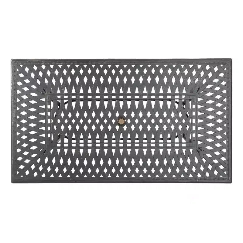 Christopher Knight Home Alistair, ensemble repas de 7 pièces avec chaises pivotantes en aluminium et table extensible, pour l'extérieur