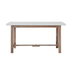 Ensemble de salle à manger d'extérieur 5 pièces Whisen avec table en bois d'acacia et 4 chaises, trou pour parasol, convient pour la pelouse, le jardin, le bord de la piscine et l'intérieur