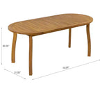 Christopher Knight Home Hanh Ensemble de salle à manger moderne 7 pièces en bois d'acacia avec table à lattes et design en corde