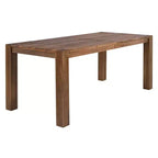 7-Piece Outdoor Dining Set for 6 with Umbrella Hole, Wood Patio Table and Chairs Set with Removable Cushions for Backyard or Patio-Panipeachy
