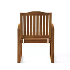 Christopher Knight Home Soren Modern 7 Piece Patio Acacia Dining Set with Expandable Slatted Table and Cushion