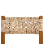 Christopher Knight Home Hailey - Ensemble de 7 chaises de salle à manger d'extérieur en acacia et osier de style campagnard avec table à lattes