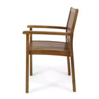 Christopher Knight Home Muodi, ensemble de salle à manger moderne 7 pièces pour terrasse en acacia, avec lattes