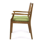 Christopher Knight Home Mille Salle à Manger d'Extérieur Rustique 7 Pièces en Bois d'Acacia avec Coussins
