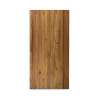 Christopher Knight Home Mille Salle à Manger d'Extérieur Rustique 7 Pièces en Bois d'Acacia avec Coussins