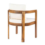Christopher Knight Home Custi Ensemble de salle à manger moderne de 7 pièces en acacia pour patio avec table à lattes extensible et coussins