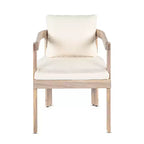 Christopher Knight Home Custi Ensemble de salle à manger moderne de 7 pièces en acacia pour patio avec table à lattes extensible et coussins