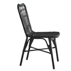 Christopher Knight Home Bruni Modern 7 Piece Patio Iron and PE Rattan Dining Set with Oval Table
