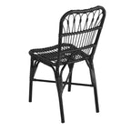 Christopher Knight Home Bruni Modern 7 Piece Patio Iron and PE Rattan Dining Set with Oval Table