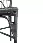 Christopher Knight Home Bruni Modern 7 Piece Patio Iron and PE Rattan Dining Set with Oval Table