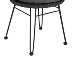 Christopher Knight Home Dominca 9 Piece Patio Boho Iron Rattan Dining Set with Cushions