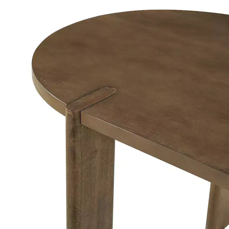 Christopher Knight Home Dori - Ensemble de salle à manger moderne 7 pièces en bois d'hévéa et fer forgé avec table ovale et détails en rotin synthétique