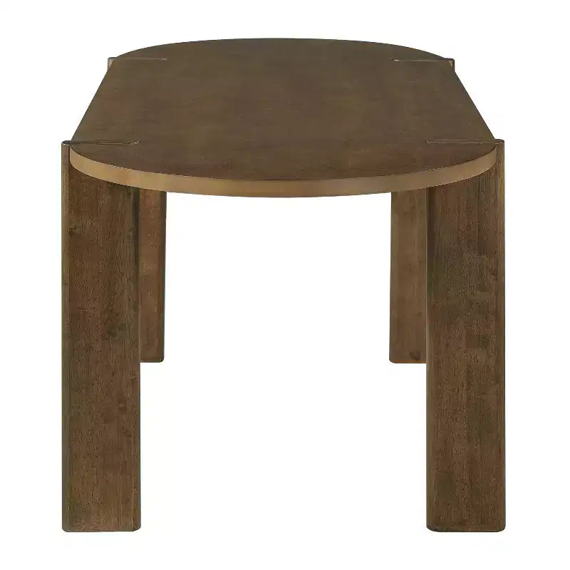 Christopher Knight Home Samori Modern 7 Piece Patio Rubberwood and Iron Dining Set with Oval Table and Upholstered Chairs