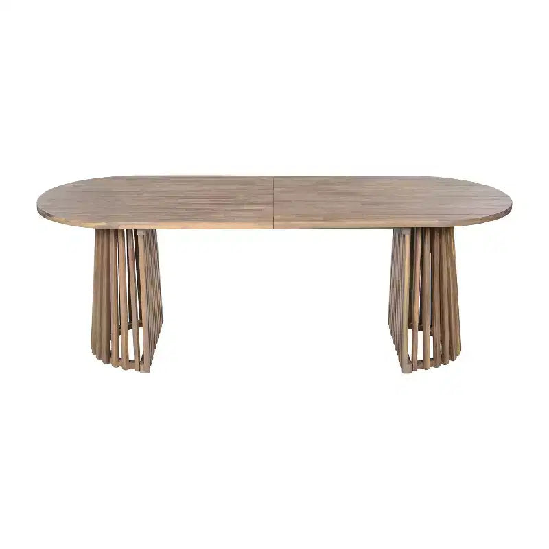 Christopher Knight Home Bobby Ensemble de salle à manger 7 pièces en bois d'acacia et rotin pour terrasse, style ferme