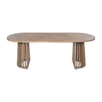 Christopher Knight Home Bobby Ensemble de salle à manger 7 pièces en bois d'acacia et rotin pour terrasse, style ferme
