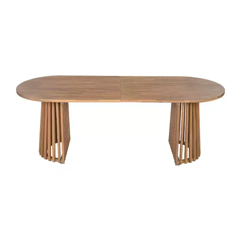 Christopher Knight Home Bobby Ensemble de salle à manger 7 pièces en bois d'acacia et rotin pour terrasse, style ferme