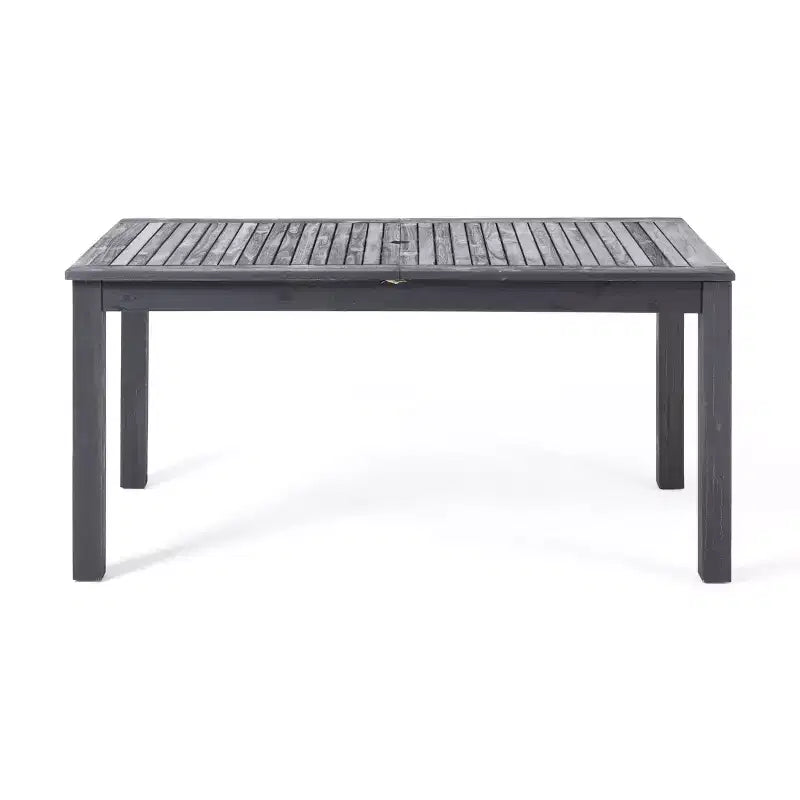 Christopher Knight Home Rani Modern 9 Piece Acacia Dining Set with Expandable Slatted Table and Cushions