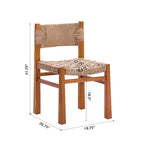 Ensemble de salle à manger d'extérieur Christopher Knight Home Fineas 9 pièces style bohème en bois d'acacia avec table à lattes extensible et motif en osier