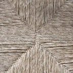 Ensemble de salle à manger d'extérieur 5 pièces avec table ronde en bois d'acacia et 4 fauteuils tressés, mobilier de jardin moderne pour terrasse, patio - Panipeachy