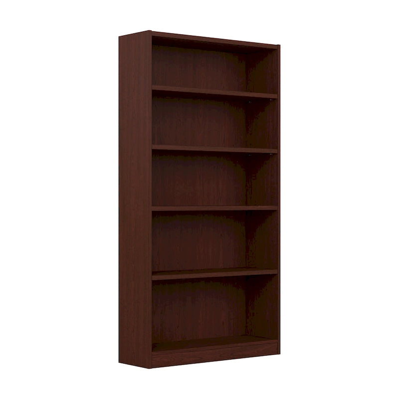 Libreria a 5 Ripiani Alta – 183 cm con Ripiani Regolabili per Casa e Ufficio