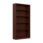 Libreria a 5 Ripiani Alta – 183 cm con Ripiani Regolabili per Casa e Ufficio