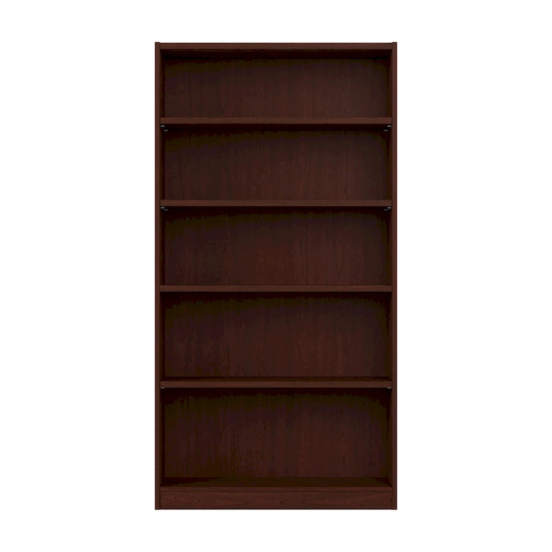 Libreria a 5 Ripiani Alta – 183 cm con Ripiani Regolabili per Casa e Ufficio