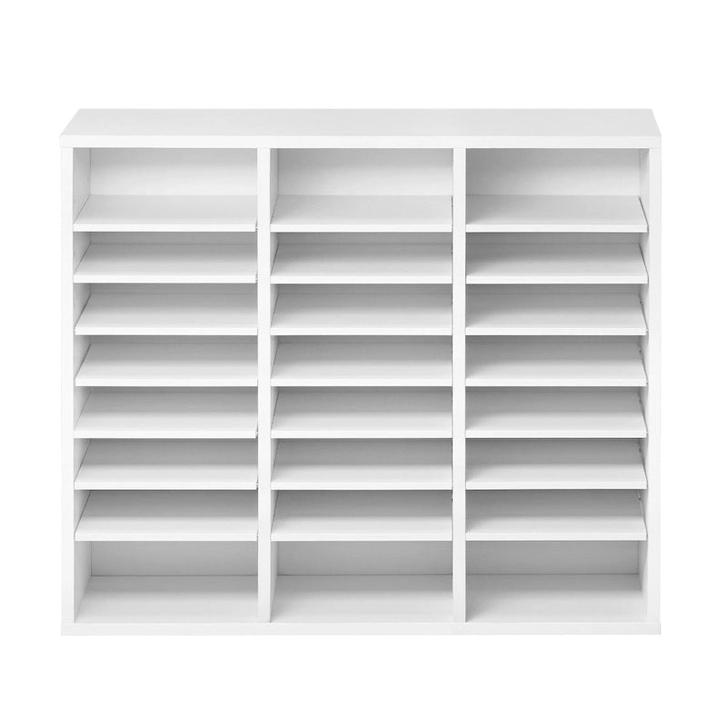 Organizzatori multiuso per documenti da ufficio con 24 scomparti e ripiani regolabili, un'aggiunta perfetta a qualsiasi spazio