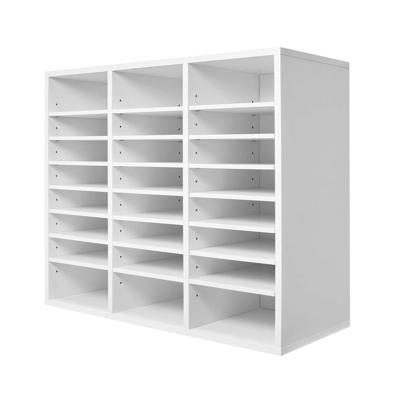 Organizzatori multiuso per documenti da ufficio con 24 scomparti e ripiani regolabili, un'aggiunta perfetta a qualsiasi spazio