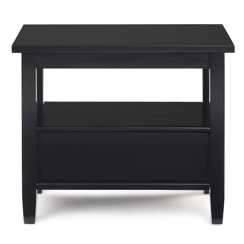 WYNDENHALL Norfolk TAVOLINO LATERALE STRETTO RETTANGOLARE TRADIZIONALE IN LEGNO MASSELLO, LARGHEZZA 14 POLLICI - 14 pollici di larghezza
