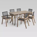 Ensemble de salle à manger O'Shanter 7 pièces en acacia - Christopher Knight Home