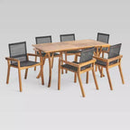 Ensemble de salle à manger O'Shanter 7 pièces en acacia - Christopher Knight Home