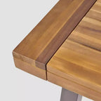 Ensemble repas pique-nique 3 pièces en bois d'acacia Carlisle - Christopher Knight Home