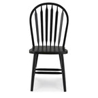 Sedia da pranzo in legno massello Windsor Arrowback