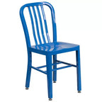 Ensemble de table ronde et de 2 chaises à dossier ajouré Emma et Oliver, 61 cm, en métal, de qualité commerciale, pour l'intérieur et l'extérieur