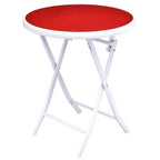 Costway 3 PCS Folding Bistro Table Chairs Set Garden Backyard Patio Furniture Red