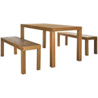 Dario 3 Piece Set With Two Benches - Indoor/Outdoor - PAT7029 - Safavieh