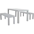 Dario 3 Piece Set With Two Benches - Indoor/Outdoor - PAT7029 - Safavieh