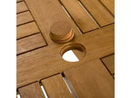 Chante Round Table 5 Piece Set - Indoor/Outdoor - PAT7041 - Natural/Beige - Safavieh