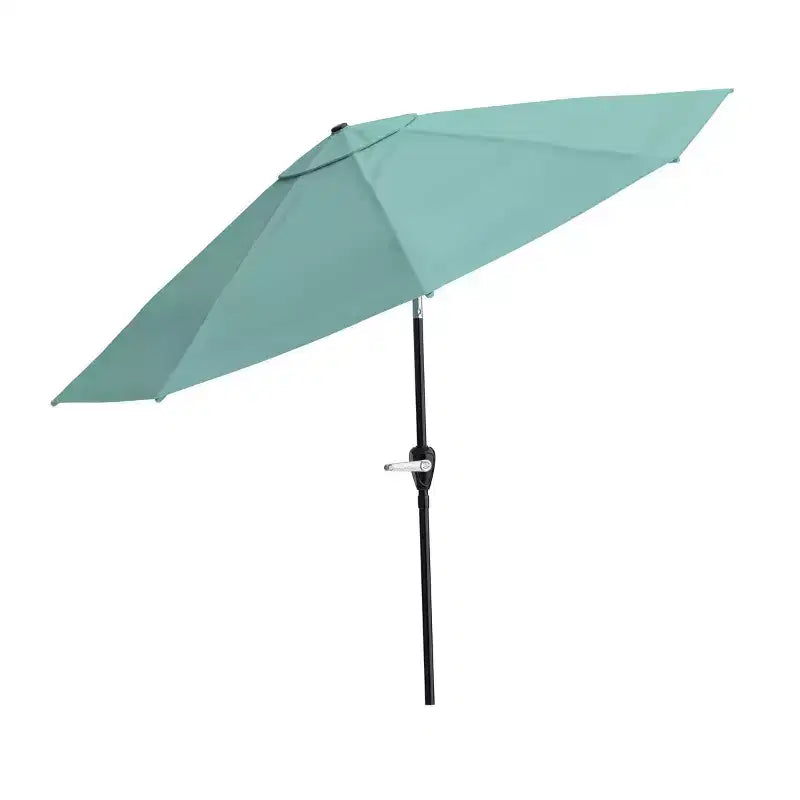 Ensemble de salle à manger d'extérieur 6 pièces Alaterre Furniture, table Weston avec parasol inclinable automatique de 3 m