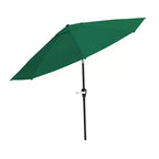 Ensemble de salle à manger d'extérieur 6 pièces Alaterre Furniture, table Weston avec parasol inclinable automatique de 3 m