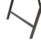 Crestlive Products 5 Piece Patio Dining Set with 4 Folding Chairs and Table Outdoor Dining Furniture with Square Glass Tabletop