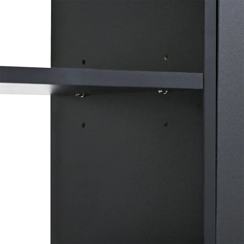 Scarpiera a 2 livelli con 4 cassetti a ribalta e ripiano regolabile – 50,7L x 9,4P x 42,5A