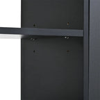 Scarpiera a 2 livelli con 4 cassetti a ribalta e ripiano regolabile – 50,7L x 9,4P x 42,5A