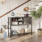 Mobile bar con credenza contenitore per cucina - 35P x 106L x 84A cm