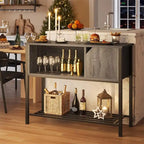 Mobile bar con credenza contenitore per cucina - 35P x 106L x 84A cm