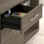 Mobile Basso con Cassetto per Cartelle e Cassetti con Serratura – 45L x 21P x 24A