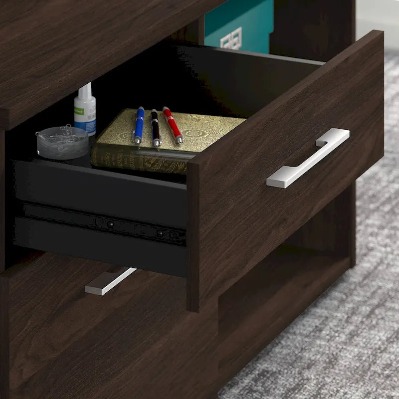 Mobile Basso con Cassetto per Cartelle e Cassetti con Serratura – 45L x 21P x 24A