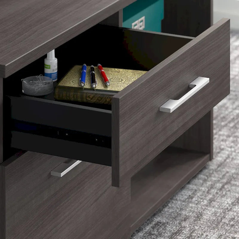 Mobile Basso con Cassetto per Cartelle e Cassetti con Serratura – 45L x 21P x 24A