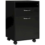 Mobile Storage Cabinet Organizer with Drawer and Cabinet, Printer Stand with Castors